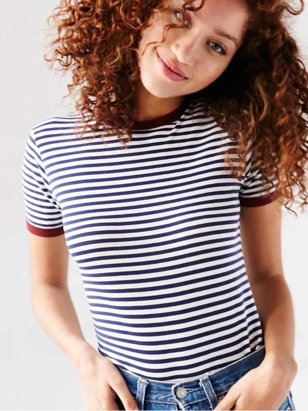 Truly Madly Deeply Jewel
Stripe Ringer Tee | Urban Outfitters